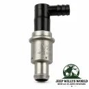 Standard PCV Valve Pressure Control Valve on the valve cover Jeep Wrangler YJ / Cherokee XJ / Comanche MJ 2.5L 4 Cyl. (1984-1992)