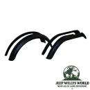 Crown Kotflügelverbreiterung Serienverbreiterung 4-teilig Set schwarz Kunststoff Jeep CJ5 CJ6 CJ7 (1955-1986)