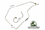 Benzinleitung Set Edelstahl Benzinpumpe zum Vergaser Jeep CJ7 4,2 L 81-86