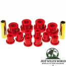 Blattfederbuchsen Set vorne PU rot Jeep CJ 76-86