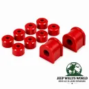 Stabilisatorgummi Set hinten Ø 16 mm Rot Jeep Grand Cherokee 92-98