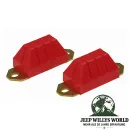 Achsanschlaggummis PU rot vorne oder hinten Jeep CJ 76-86