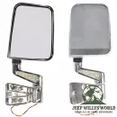 Außenspiegel Set Chrom mit LED Blinker Jeep Wrangler 87-02