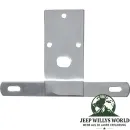 Kennzeichenhalter Nummernschild Halter Edelstahl Jeep CJ 76-86