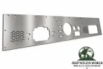 Armaturenbrett Panel Edelstahl Jeep CJ5 CJ7 CJ8 76-86