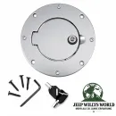Tankklappe abschließbar Aluminium Jeep Wrangler TJ 96-06