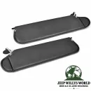 Sonnenblenden Paar Schwarz Jeep Wrangler 96-02