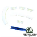 Schaltführungs Set für Schalthabel am NP228, NP229, NP231 und NP242 Verteilergetriebe. Jeep SJ / J Serie / Cherokee XJ / Wrangler YJ / TJ / Grand Cherokee ZJ / ZG / WJ / WG (1982-2007).