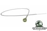 Gaszug mit Knopf Jeep Willys MB + Ford GPW 41-64