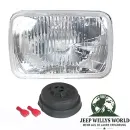 Scheinwerfer Einsatz H4 ohne LWR Jeep Wrangler + Cherokee 84-95