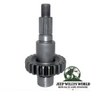 Vordere Ausgangswelle vom NP231 Verteilergetriebe. Jeep Cherokee XJ / Wrangler YJ / TJ / Comanche MJ (1987-2002).