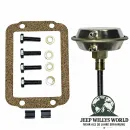 Allradschalter Unterdruckdosen Set Vorderachse Dana 30 Jeep Wrangler + Cherokee 91-95