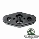 Auspuffgummi, Halter für das Endrohr vorne, alle Motoren. Jeep Cherokee XJ / Comanche MJ (1984-2001).