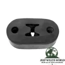Auspuffgummi, Halter für das Endrohr vorne, alle Motoren. Jeep Cherokee XJ / Comanche MJ (1984-2001).