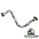 Aluminisiertes Hosenrohr, Flammrohr für 2,5L Motor Auspuffanlage. Jeep Wrangler YJ (1987-1992).