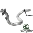Aluminisiertes Hosenrohr, Flammrohr für 4,0L Motor Auspuffanlage. Jeep Wrangler YJ (1993-1995).