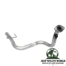 Aluminisiertes Hosenrohr, Flammrohr für 2,5L Motor Auspuffanlage. Jeep Wrangler YJ (1993-1995).