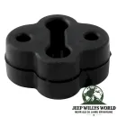 Auspuffgummi, Halter, vorne passend bei 2,5L, 4,0L, 4,2L Motor. Jeep Wrangler YJ (1987-1995).