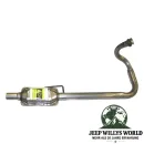 Hosenrohr, Flammrohr mit Katalysator für 2,5L Motor. Jeep Wrangler TJ (1996-24.01.2000).