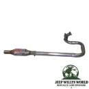 Hosenrohr, Flammrohr mit Katalysator für 4,0L Motor. Jeep Wrangler TJ (1996-23.01.2000).