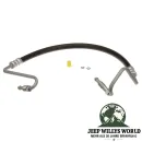 Servodruckschlauch von Servopumpe zu Lenkgetriebe 4,0L Motor. Jeep Wrangler TJ (1996-2002)