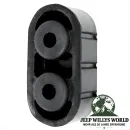 Auspuffgummi, Halter für Jeep Wrangler TJ (hinten) / Grand Cherokee WJ / WG (hinten) / Liberty KJ (vorne). (1996-2007).