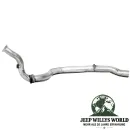 Hosenrohr, Flammrohr (aluminisiert) für 4,0L Benzin Motor. Jeep Grand Cherokee ZJ / ZG (1996-1998).