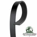 Keilrippenriemen mit Klima 2,5 L + 4,0 L Jeep Wrangler 91-93