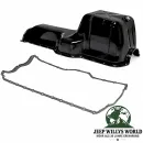 Crown Ölwanne Motor mit Dichtung Jeep Wrangler YJ TJ / Cherokee XJ / Comanche MJ / Grand Cherokee ZJ ZG 4,0L + 4,2L Motor (1987-2001)
