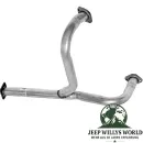 Walker Flammrohr für 5,0L & 5,9L 8-Zylinder Motor. Jeep CJ5 CJ7 (1972-1986).