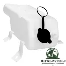 Kühlwasser Ausgleichsbehälter Set mit Deckel Jeep CJ + Wrangler YJ 81-95