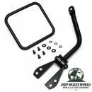 Außenspiegel Set schwarz pulverbeschichtet. Jeep CJ5 CJ6 CJ7 CJ8 / Wrangler YJ / Willys M38A1 (1955-1995).