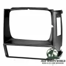 Scheinwerferrahmen Grau / Schwarz Kunststoff Links Jeep Cherokee 84-90