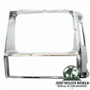 Scheinwerferrahmen Chrom Links Jeep Cherokee 84-90
