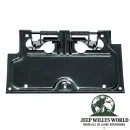 Kennzeichenhalter schwarz Jeep Wrangler 87-95