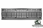 Crown Frontgrill Kühlergrill Blende, grau schwarz. Jeep Cherokee XJ (1988-1990)