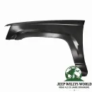 Kotflügel vorne links, schwarz grundiert. Jeep Grand Cherokee ZJ ZG (1993-1998).