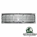 Frontgrill Kühlergrill Blende Chrom / Schwarz Jeep Cherokee 91-96
