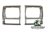 Scheinwerferrahmen Paar Chrom Jeep Cherokee 91-96