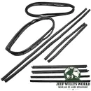 Türdichtung Set 10-teilig rechts + links Jeep CJ 76-81