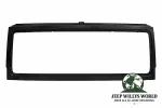 Stahl Frontscheibenrahmen,  schwarz grundiert, Montage an original Befestigungspunkten. Jeep Wrangler TJ (2003-2006)