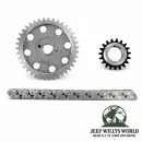 Steuerkettensatz 3 teilig 3,8 + 4,2 L 6 Zyl. Jeep CJ + Wrangler 71-90
