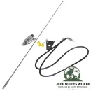 Antennenstab mit Sockel Chrom Jeep CJ + Wrangler 76-95