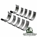 Kurbelwellenlager Hauptlager Übermass .010" 2,5 L 4 Zyl. Jeep CJ + Wrangler + Cherokee 83-90