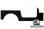 Karosserieseitenteil rechts, schwarz grundiert. Jeep CJ7 / Wrangler YJ (1976-1995)