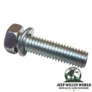 M8 x 1.25 Schraube für  das Gehäuse vom AX15 Schaltgetriebe. Jeep Cherokee XJ / Wrangler YJ / TJ / Grand Cherokee ZJ / Comanche MJ (1987-1999).
