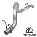 Aluminisiertes Endrohr, Endrohrbogen für 2,5L, 4,0L oder 4,2L Motor Auspuffanlage hinten. Jeep Wrangler YJ (1987-1995).