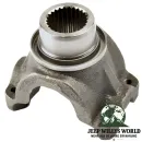 Kardanflansch Dana 30 Vorderachse, 44 Hinterachse, 300 Verteilergetriebe Jeep CJ Wrangler Cherokee Commanche 66-93, Flansch verschraubung auf Montagepunkten liegend, ganzer Artikel zu sehen.
