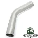 Auspuff Rohrbogen Universal Edelstahl 45° Ø 57mm / 2,25" Jeep