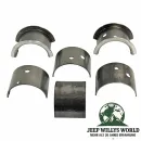 Kurbelwellenlager Hauptlager Übermass 0,010" 4-134 L + F Head Jeep CJ Willys Ford GPW 41-71